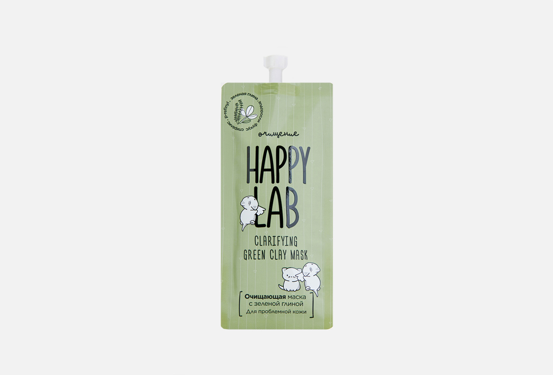 Изображение товара Очищающая Маска с зеленой глиной Happy Lab Cleansing Mask with green clay