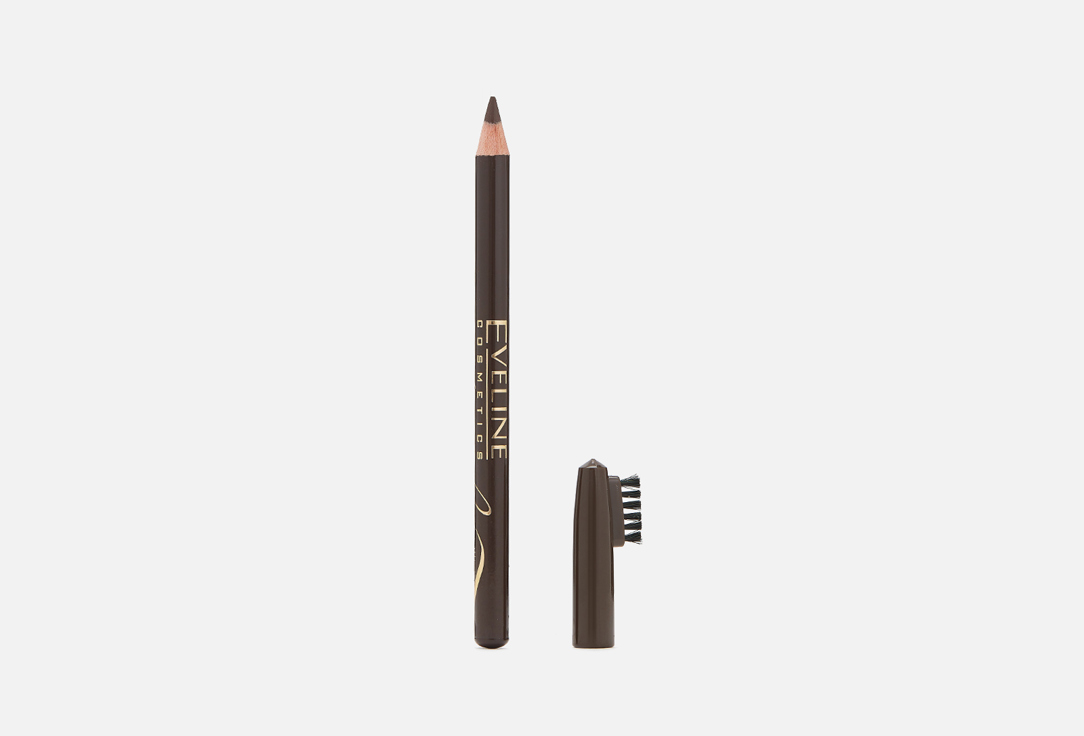 Контурный карандаш для бровей Eveline Eyebrow Pencil SOFT BROWN