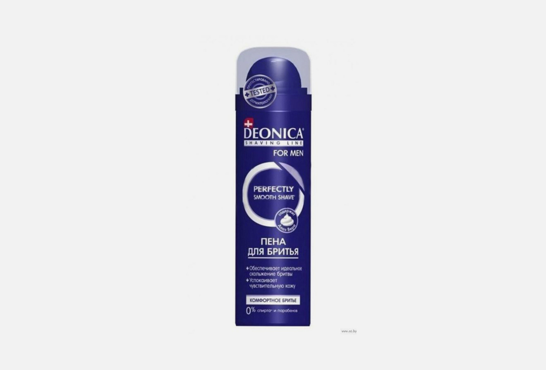 пена для бритья DEONICA FOR MEN Комфортное бритье 240 мл пена для бритья deonica pure effect 240 мл