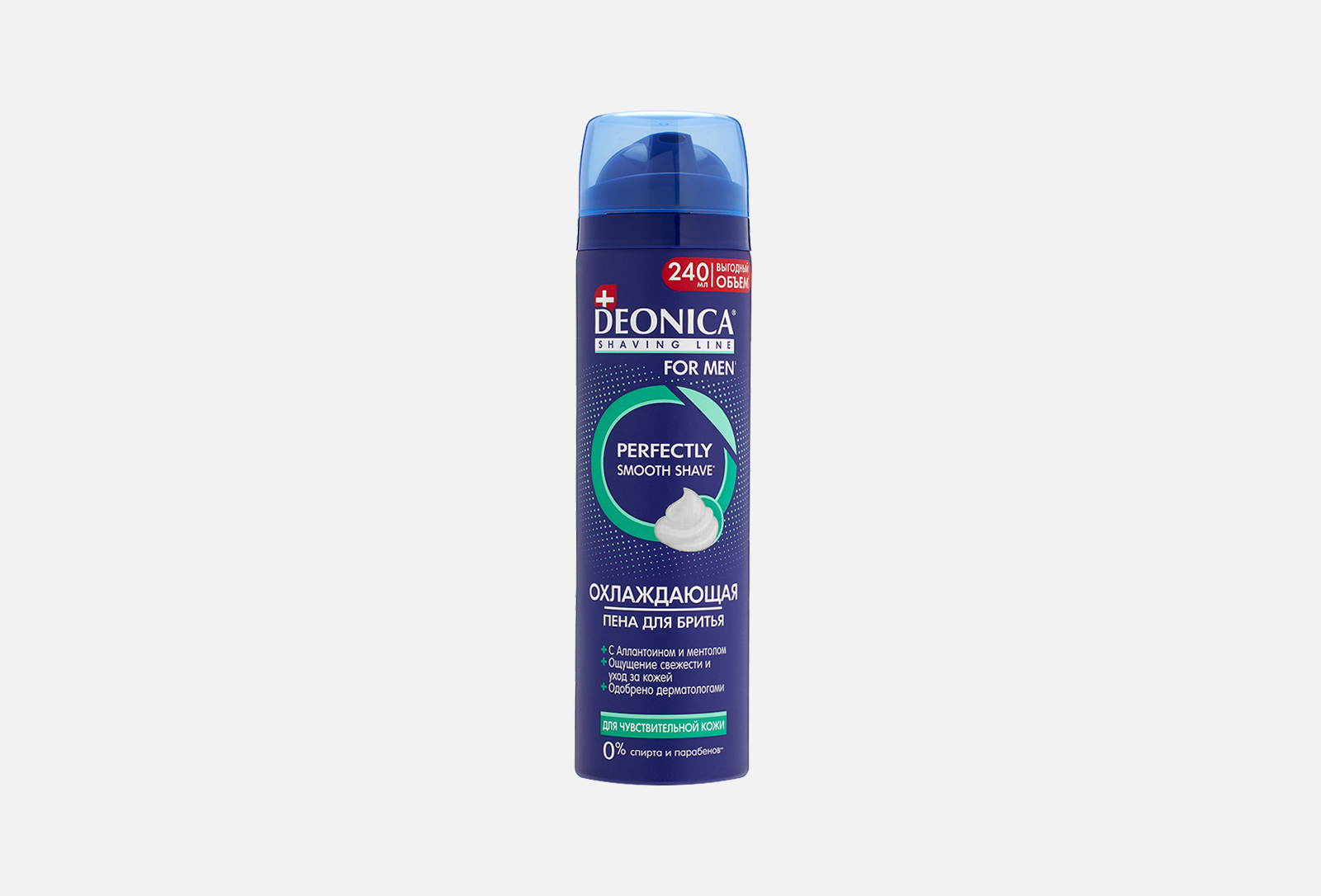DEONICA пена для бритья FOR MEN охлаждающая 240 мл — купить в Минске