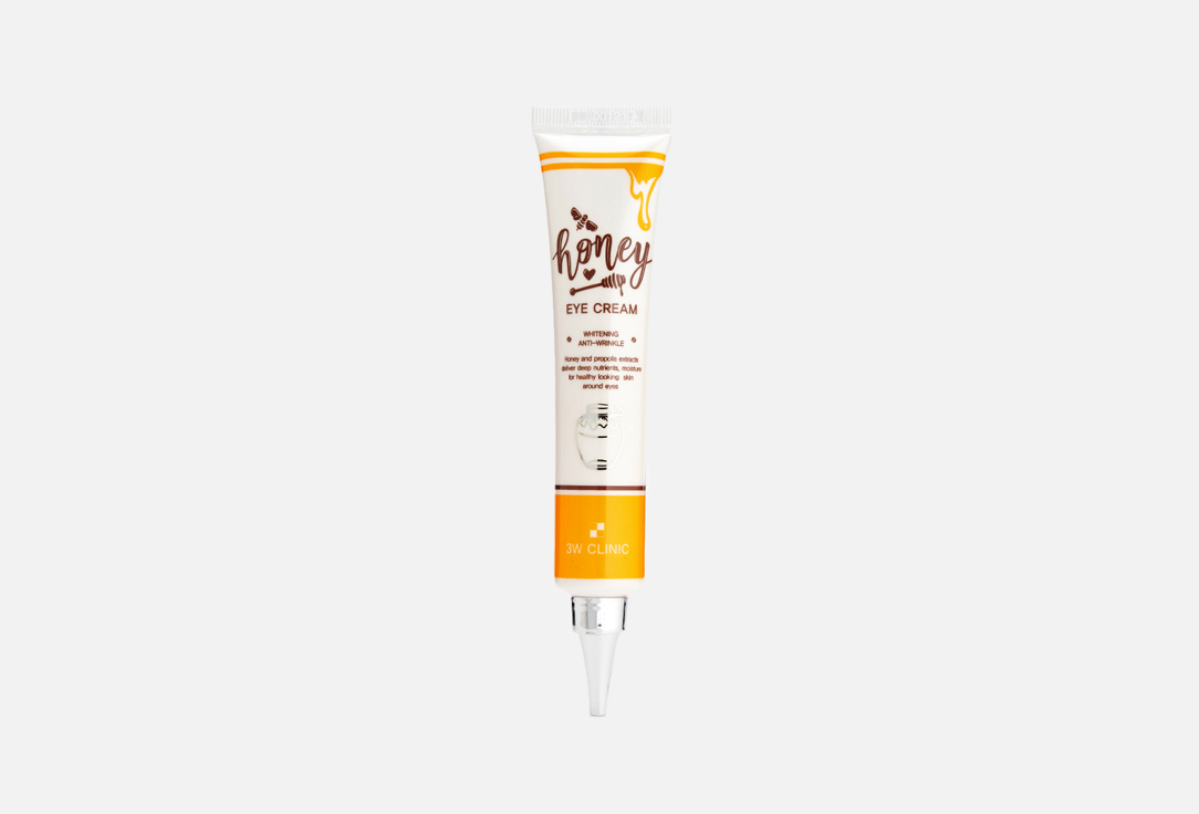 Крем 3W CLINIC Honey Eye Cream 40 мл крем для глаз dewytree крем для области вокруг глаз с экстрактом хауттюйнии успокаивающий
