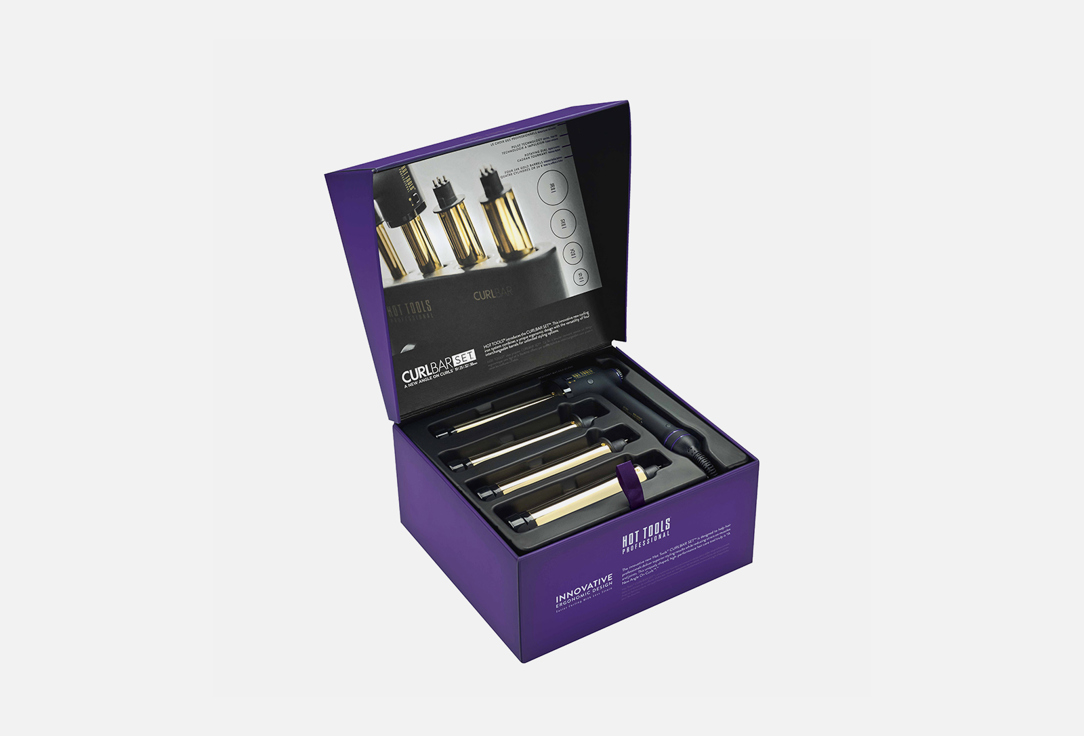 Набор сменных стайлеров Hot Tools Professional Curlbar set 24K Gold: 19, 25, 32, 38 mm 