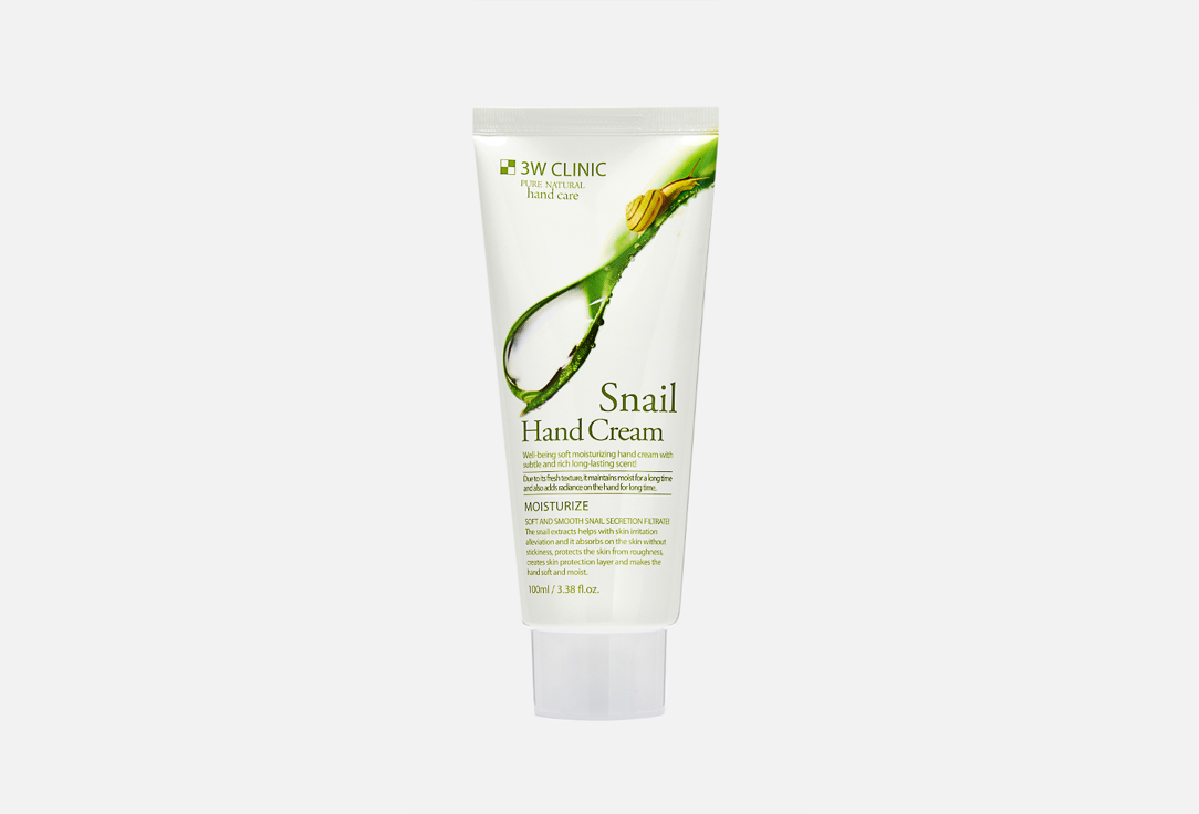Крем 3W CLINIC Moisturizing Snail Hand Cream 100 мл крем 3w clinic moisturizing snail hand cream 100 мл