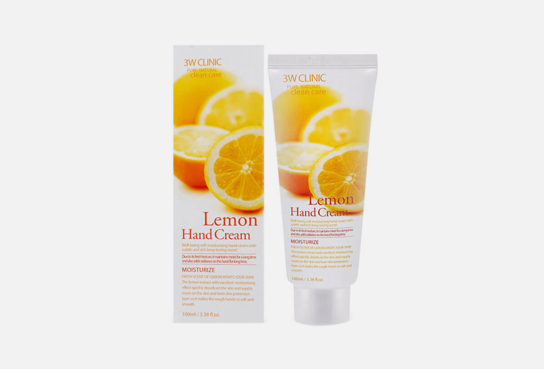 

Крем для рук 3W CLINIC, Moisturizing Lemon Hand Cream 100 мл