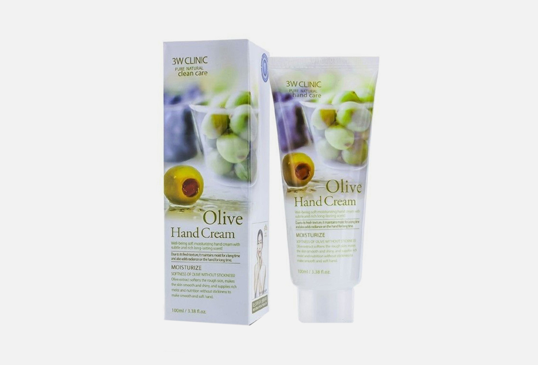 

Крем для рук 3W CLINIC, Moisturizing Olive Hand Cream 100 мл