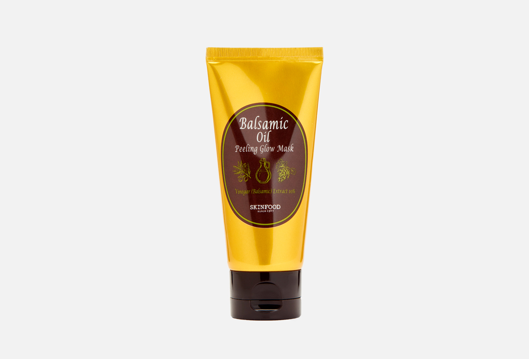 Маска-пленка для сияния кожи SKINFOOD Balsamic Oil Peeling Glow Mask 