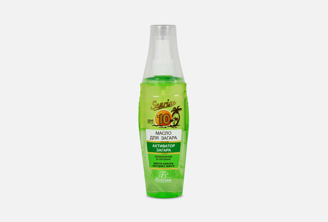 Масло для загара Фруктовая экзотика FLORESAN Oil for quick tanning fruit exotic 135 мл