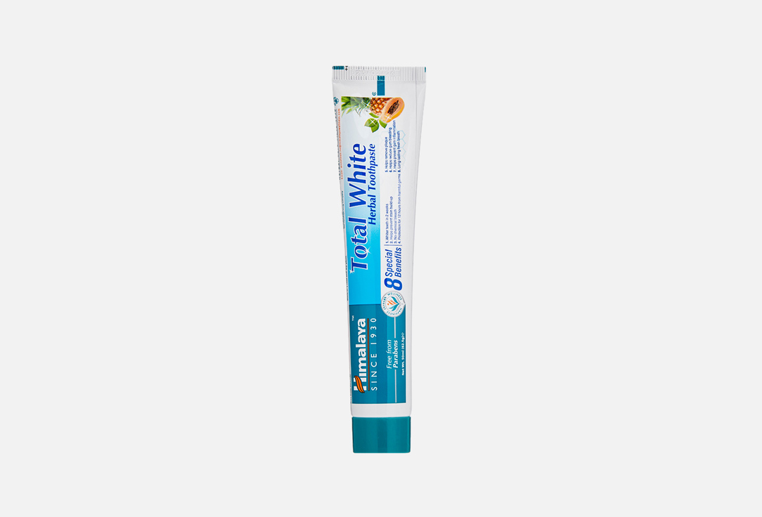 Отбеливающая зубная паста HIMALAYA Белое сияние 50 мл himalaya since 1930 зубная паста total white отбеливающий уход 50мл 2 шт