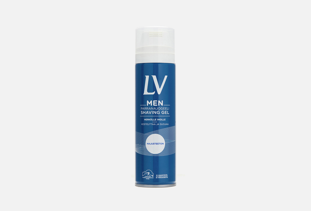 

Гель для бритья для чувствительной кожи лица LV, Men Shaving gel for sensitive skin 200 мл