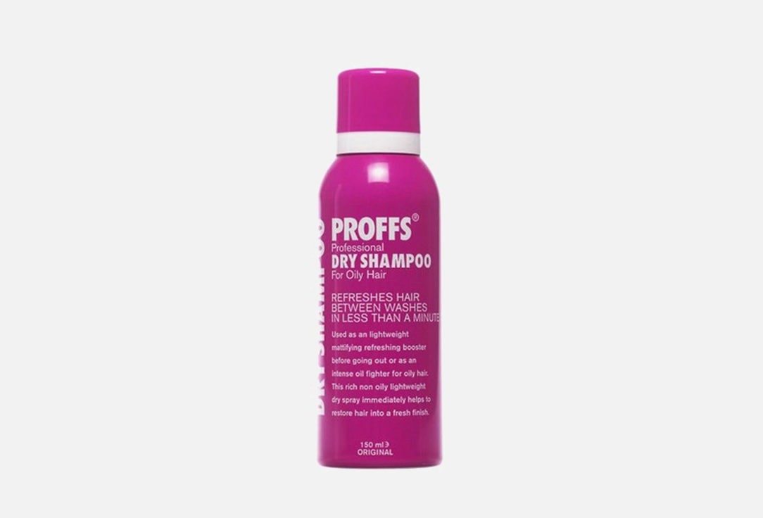 Шампунь для сухого очищения PROFFS Professional Dry for Oily Hair 150 мл сухой шампунь tnl professional dry shampoo экспресс очищение аэрозольный 200 мл