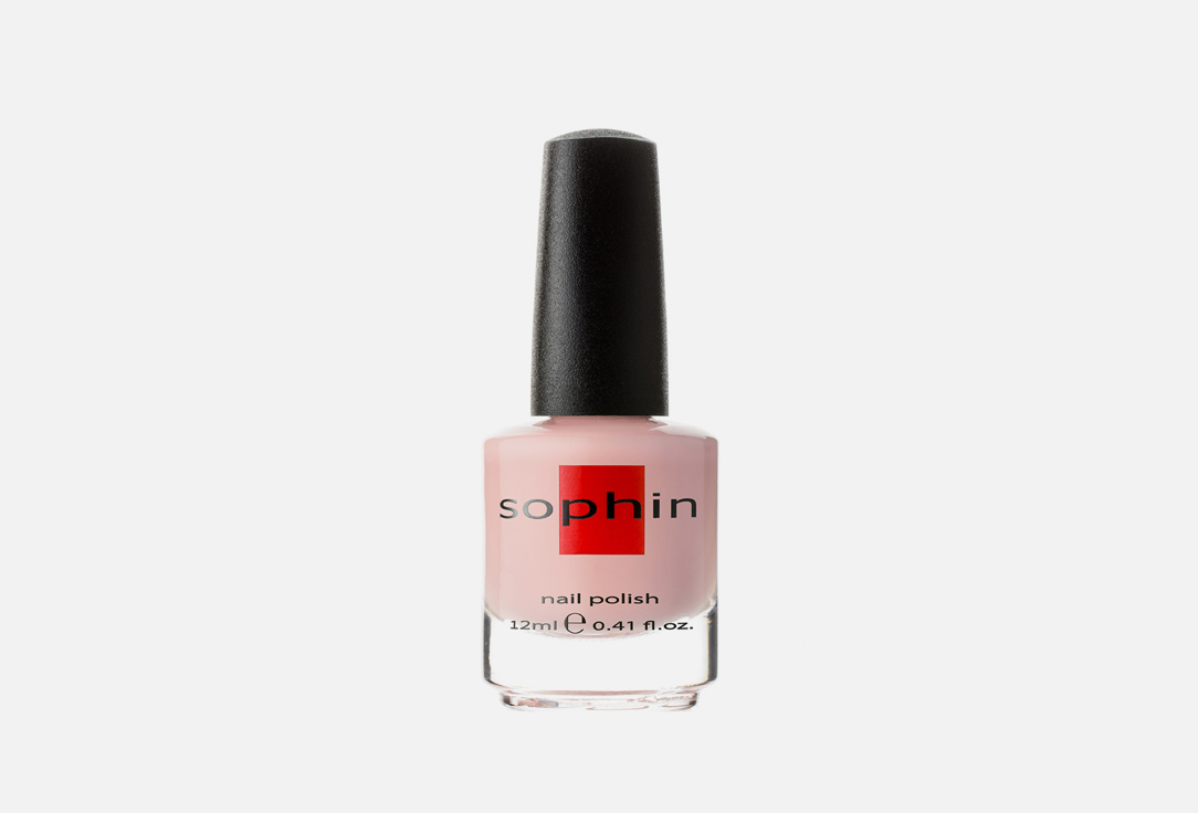 Лак для ногтей Sophin Macaroons 0340 Приглушённый бежево-розовый пастельный