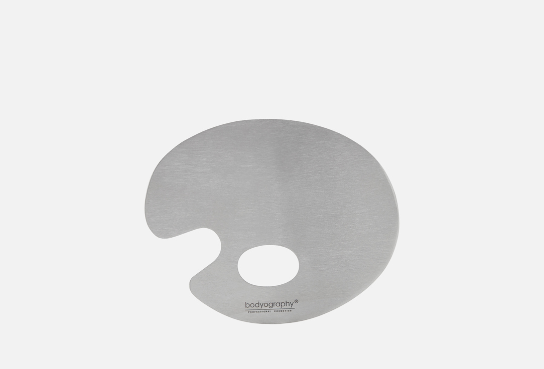 

Палитра для смешивания косметики BODYOGRAPHY, Серый, Makeup Steel Artistic Mixing Palette 1 шт