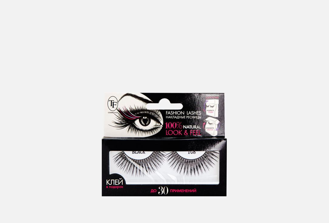 

Накладные ресницы 108 TF COSMETICS, Черный, Fashion Lashes