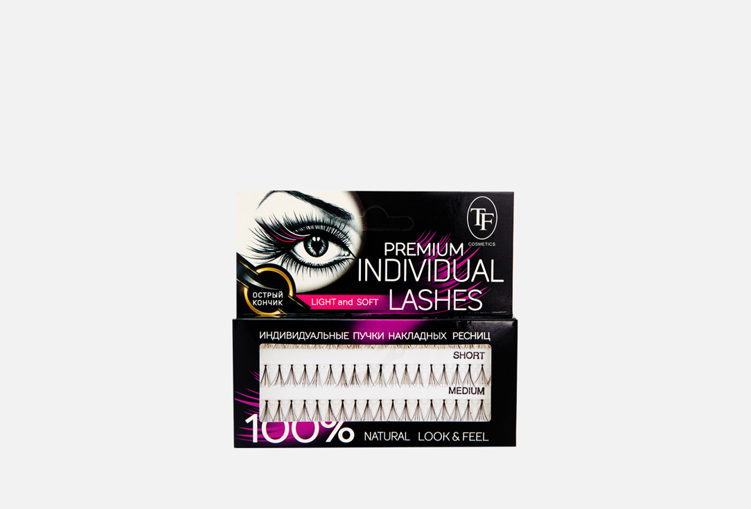 

Пучки для ресниц М200 TF COSMETICS, Черный, Fashion Lashes 60 шт