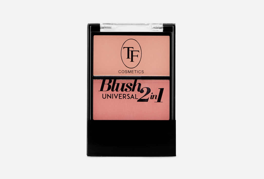 Двухцветные компактные румяна TF Cosmetics Universal Blush 2in1 702, Манящий персик