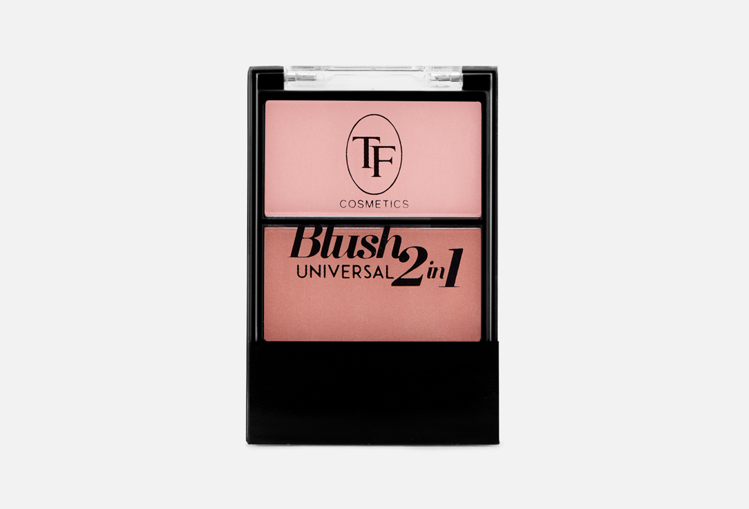 Двухцветные компактные румяна TF Cosmetics Universal Blush 2in1 703, абрикосовое наслаждение