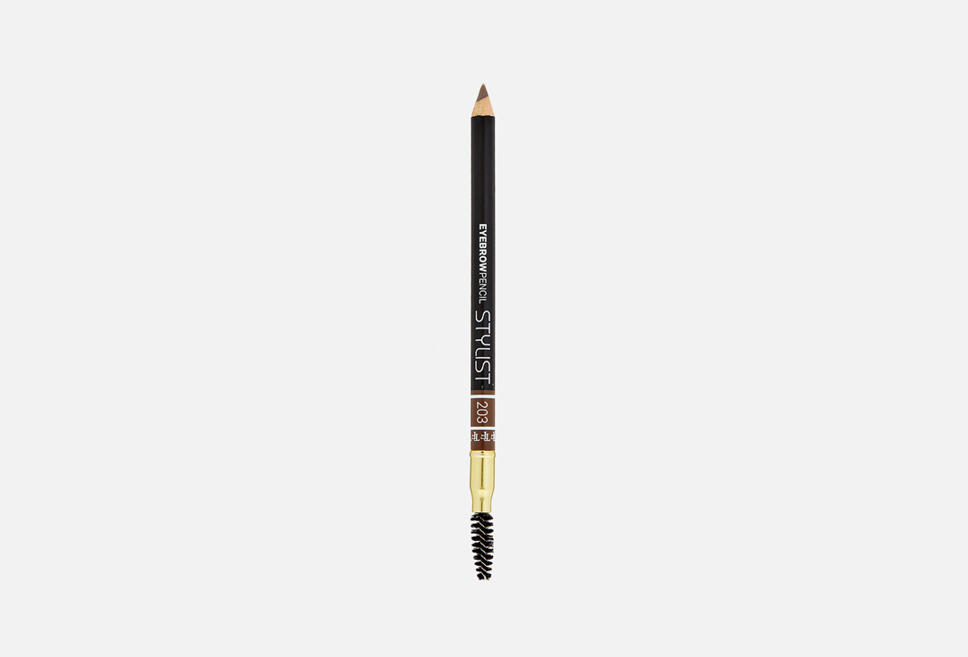 карандаш для бровей со щеточкой TF Cosmetics Eyebrow Pencil Stylist 203 теплый блонд