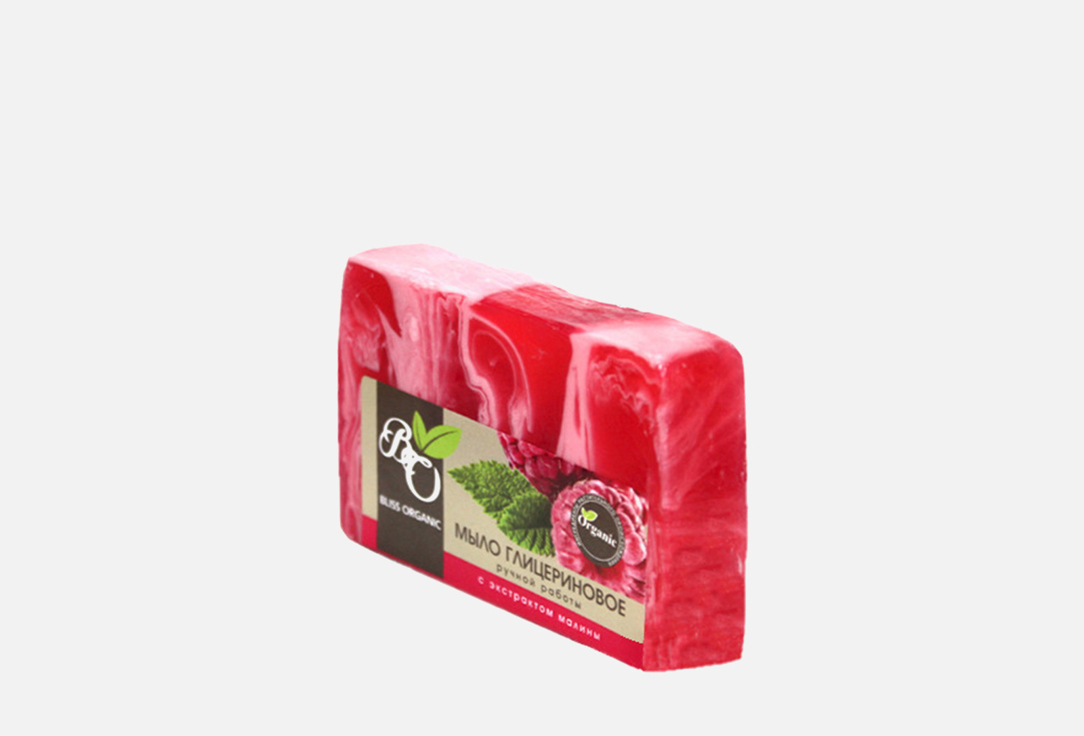 

Мыло ручной работы BLISS ORGANIC, Малина 100 г