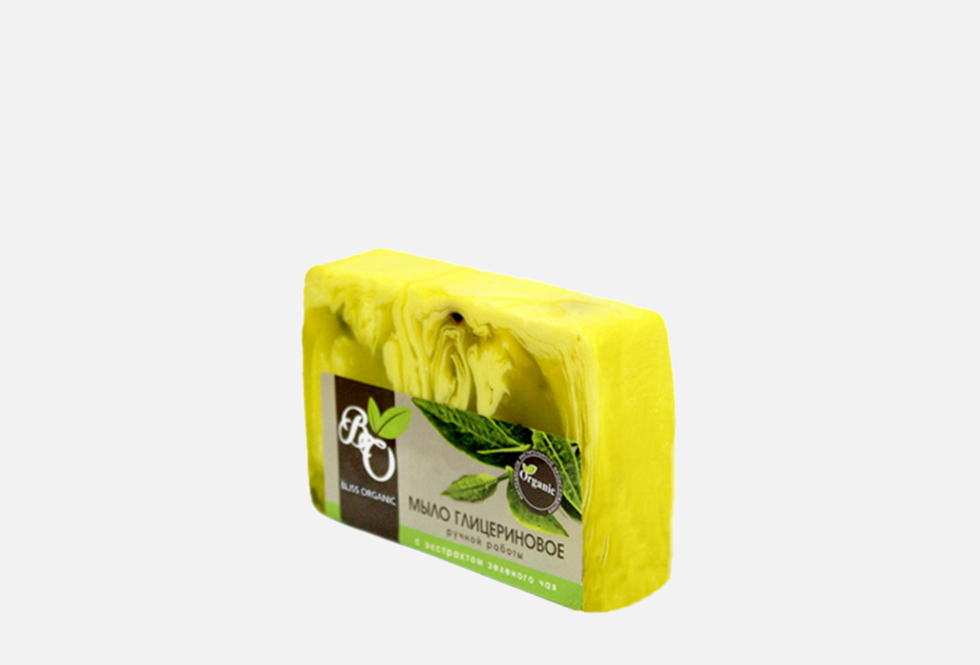 Мыло ручной работы BLISS ORGANIC Зеленый чай 100 г чай зеленый силуэт на сенче 100 г
