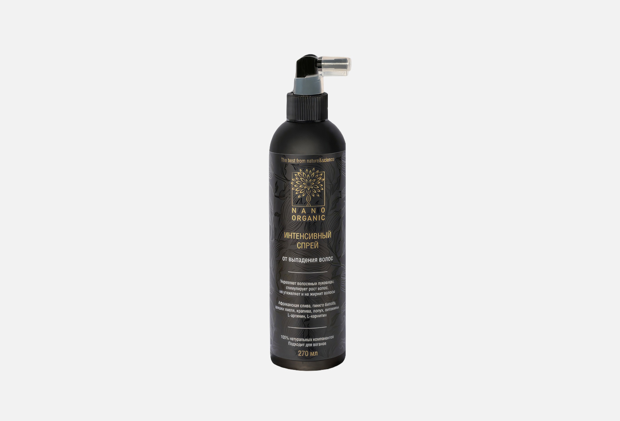Nano Organic Спрей от выпадения волос для кожи головы Hair Loss