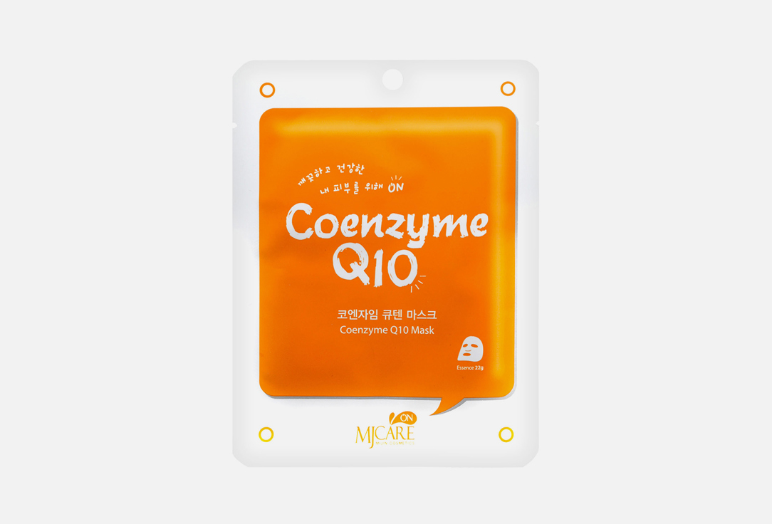 Маска тканевая для лица MIJIN CARE On Facial sheet mask with coenzyme Q10 22 г