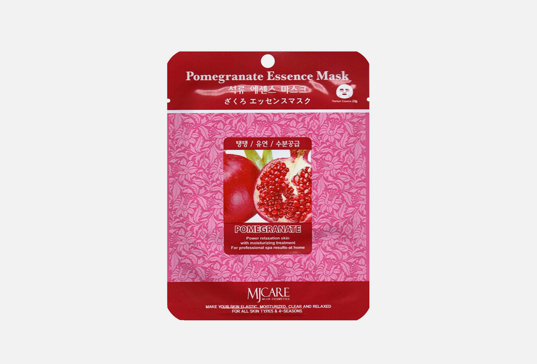 Mijin Care Маска тканевая для лица  Facial mask with Pomegranate