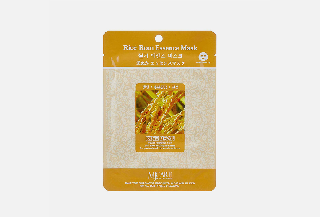 Маска тканевая для лица MIJIN CARE Facial mask with Rice bran 23 г vt probiotics маска тканевая vt rice probiotics mask