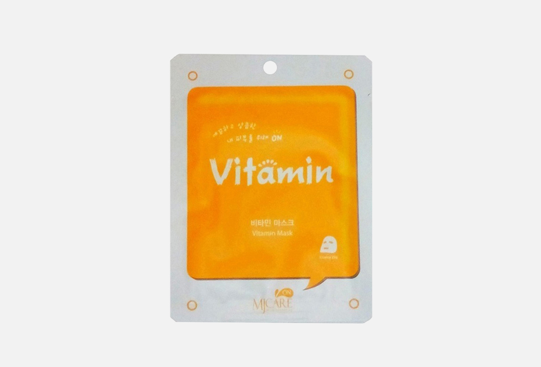Маска тканевая с облепихой MIJIN CARE Vitamin Mask 1 шт ночная корейская осветляющая маска для лица с облепихой manyo factory vitamin tree brightening pack 75 мл