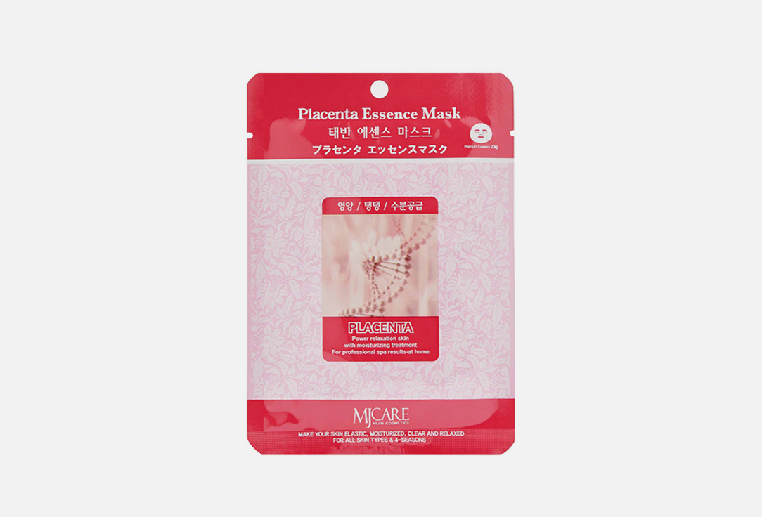 Маска тканевая для лица MIJIN CARE Facial mask with Placenta 23 г фото