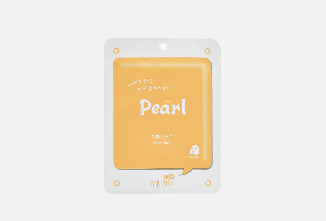 Mijin Care Маска тканевая с жемчугом Pearl mask pack