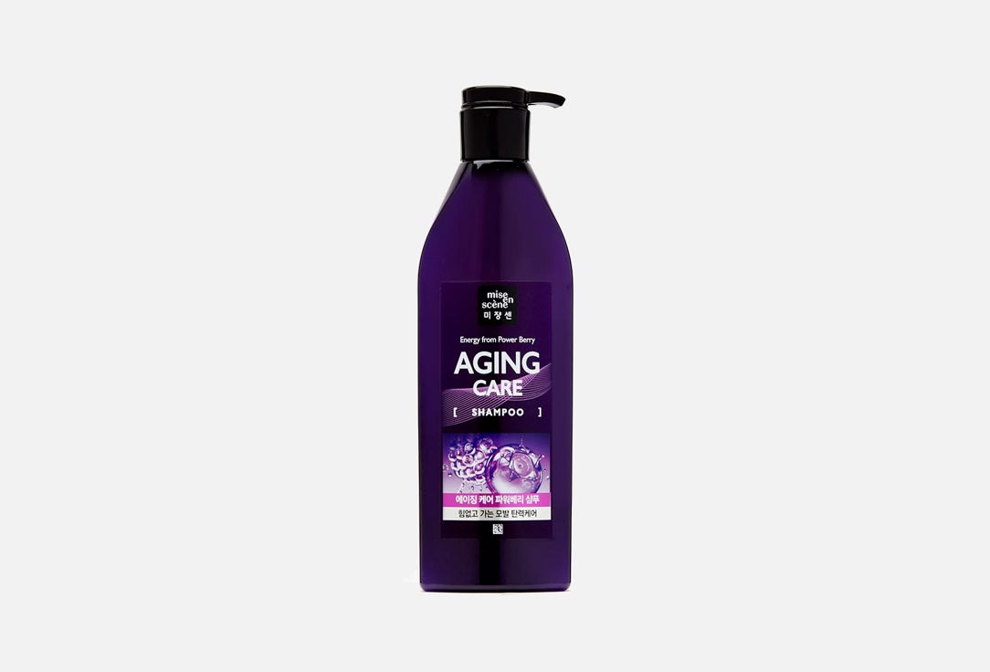Антивозрастной шампунь MISE EN SCENE Aging Care Shampoo 680 мл питательный шампунь для волос mise en scene perfect original shampoo 680 мл