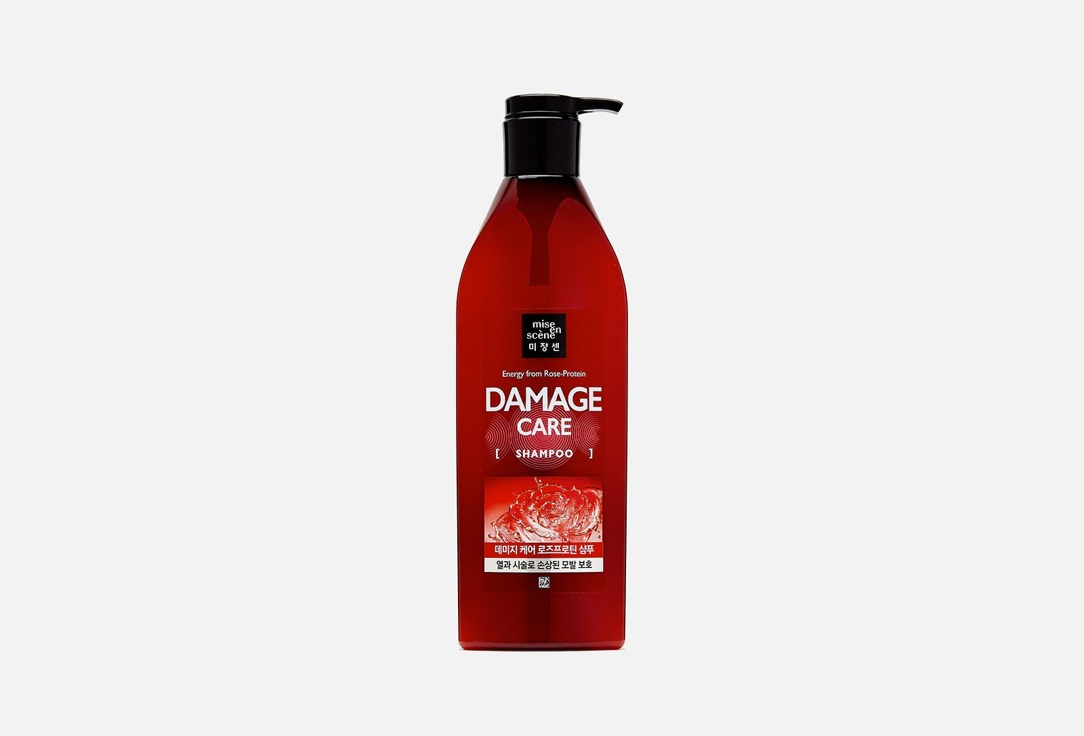 антивозрастной шампунь mise en scene aging care shampoo 680 мл Шампунь для волос MISE EN SCENE Energy from Rose-Protein Damage Care Shampoo 680 мл