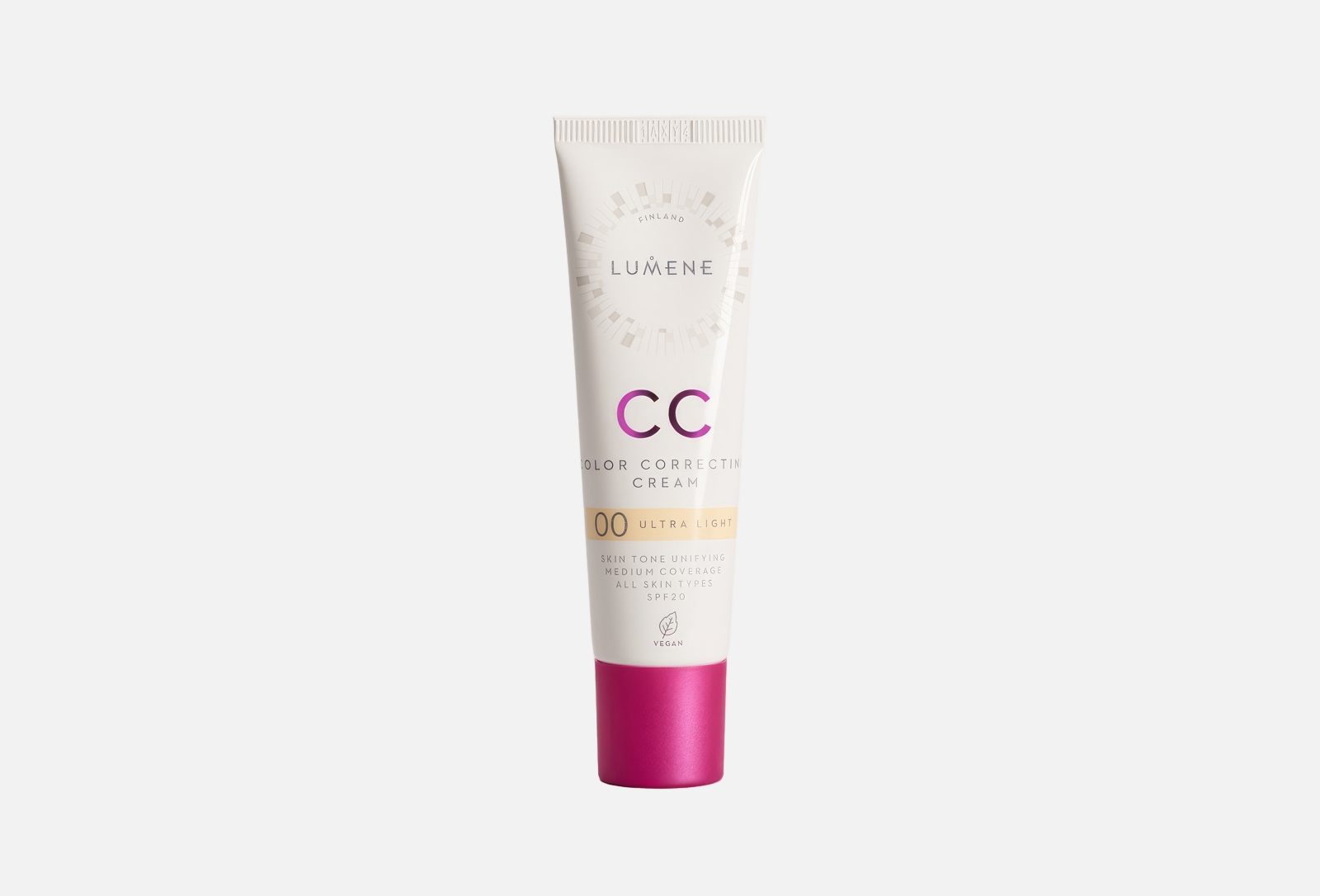 LUMENE CC крем SPF 20 CC Color Correcting Cream 00, Ultra Light 30 мл ...