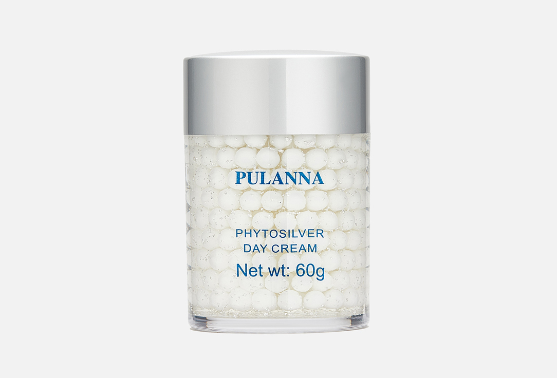 Дневной крем на основе Био-Серебра PULANNA Phytosilver Day Cream 60 г крем для глаз pulanna крем для век с био серебром phytosilver eye cream