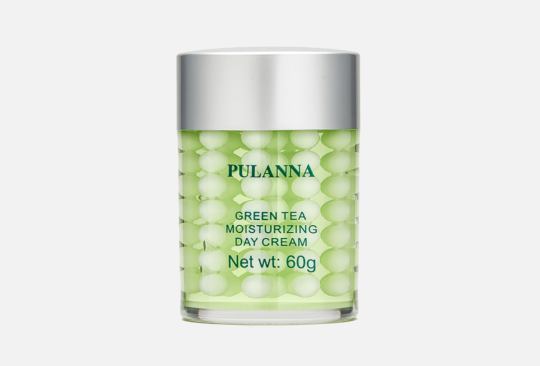 Увлажняющий защитный дневной крем на основе Зеленого Чая  Pulanna Moisturizing Day Cream  
