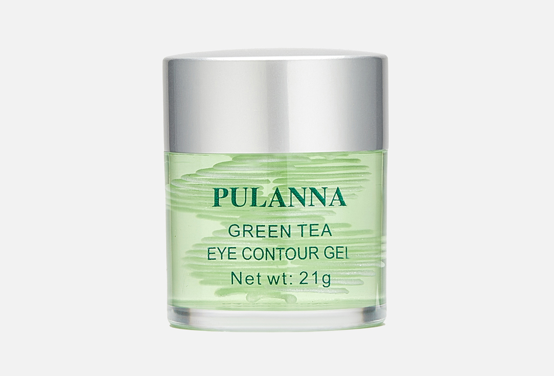 Тонизирующе-укрепляющий гель для век на основе Зеленого Чая PULANNA Eye Contour Gel 21 г bloom гель лак зеленый чай