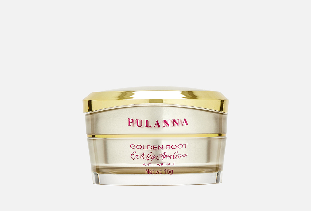 

Восстанавливающий крем для контура век и губ на основе Золотого Корня PULANNA, Eye & Lip Area Cream Anti-Wrinkle 15 г