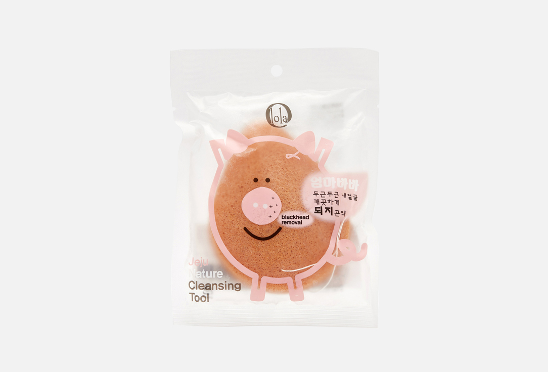 

Спонж очищающий конняку с красной глиной DR. LOLA, Waterdrop red clay 1 шт