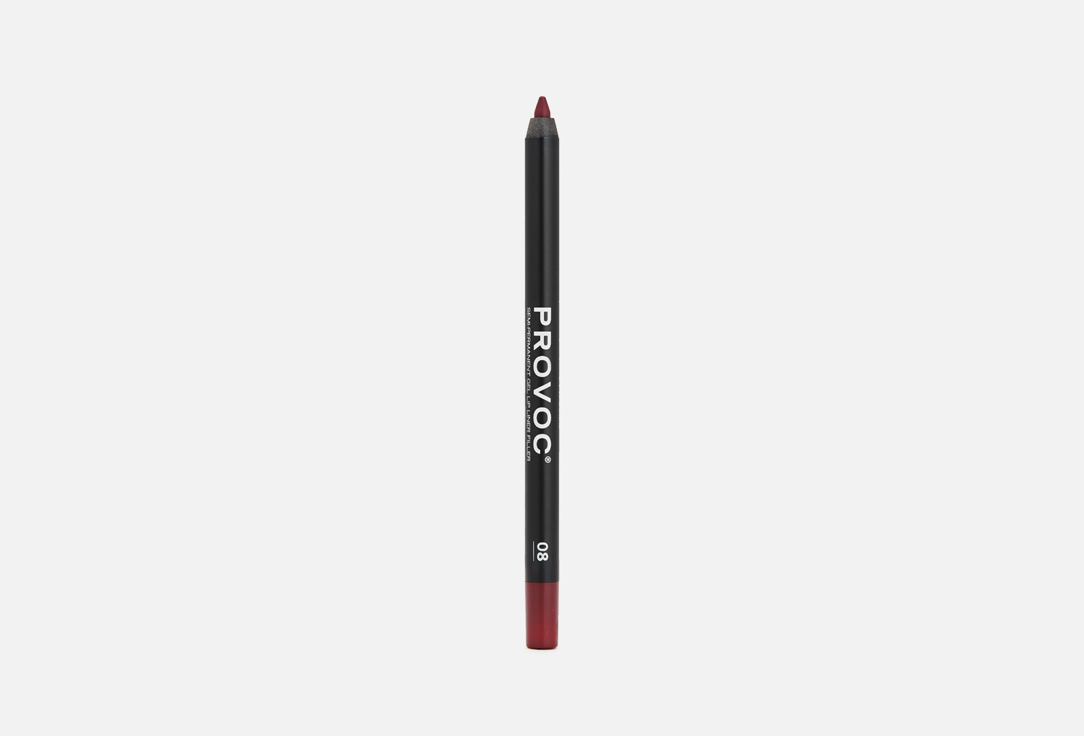 Гелевый водостойкий карандаш для губ  Provoc Semi-Permanent Gel Lip Liner Filler 8