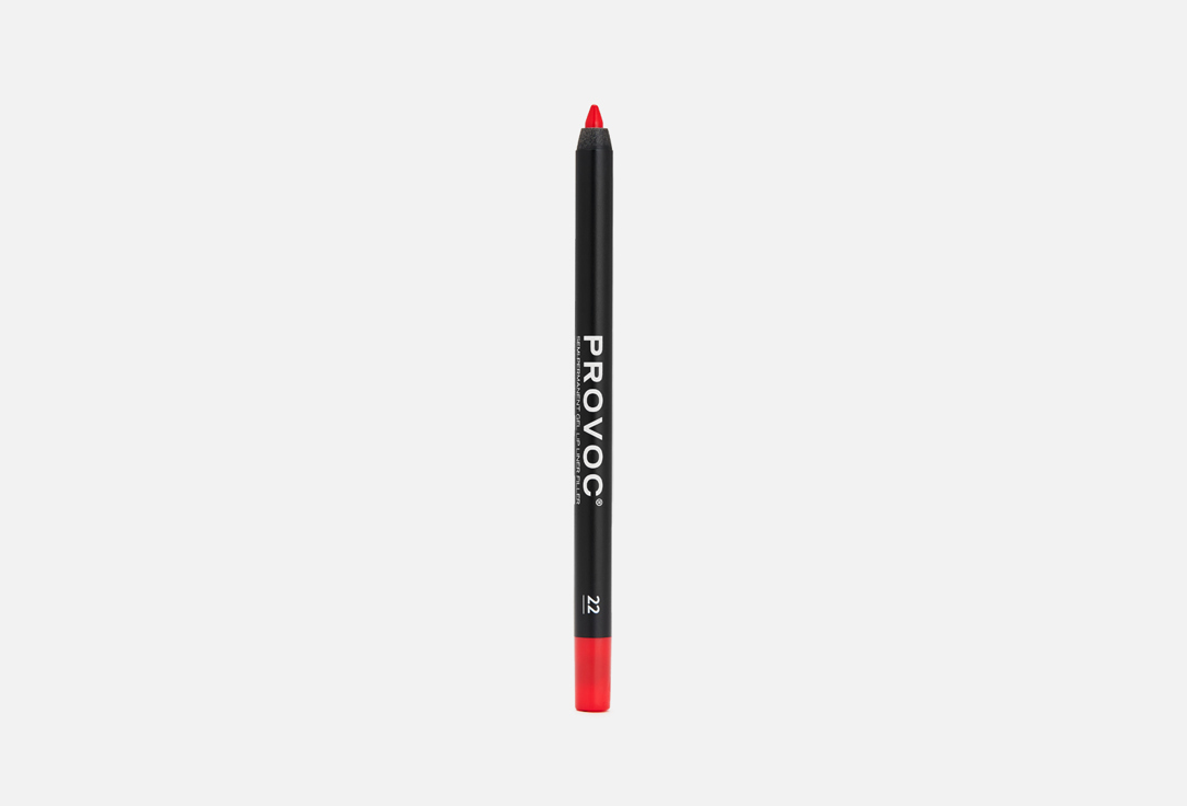 Гелевый водостойкий  карандаш для губ  Provoc Semi-Permanent Gel Lip Liner Filler 22