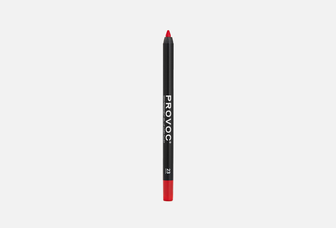 Гелевый водостойкий карандаш для губ  Provoc Semi-Permanent Gel Lip Liner Filler 