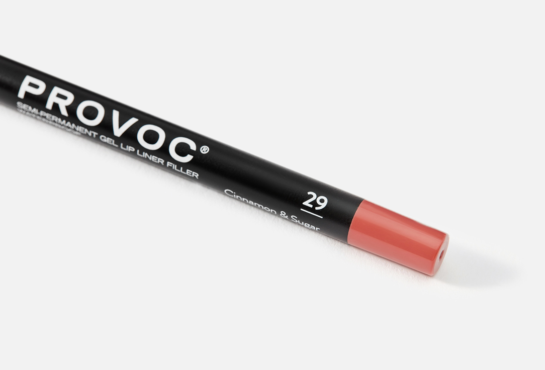 Гелевый водостойкий карандаш для губ  Provoc Semi-Permanent Gel Lip Liner Filler 29