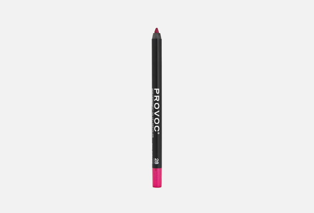 Гелевый водостойкий карандаш для губ  Provoc Semi-Permanent Gel Lip Liner Filler 