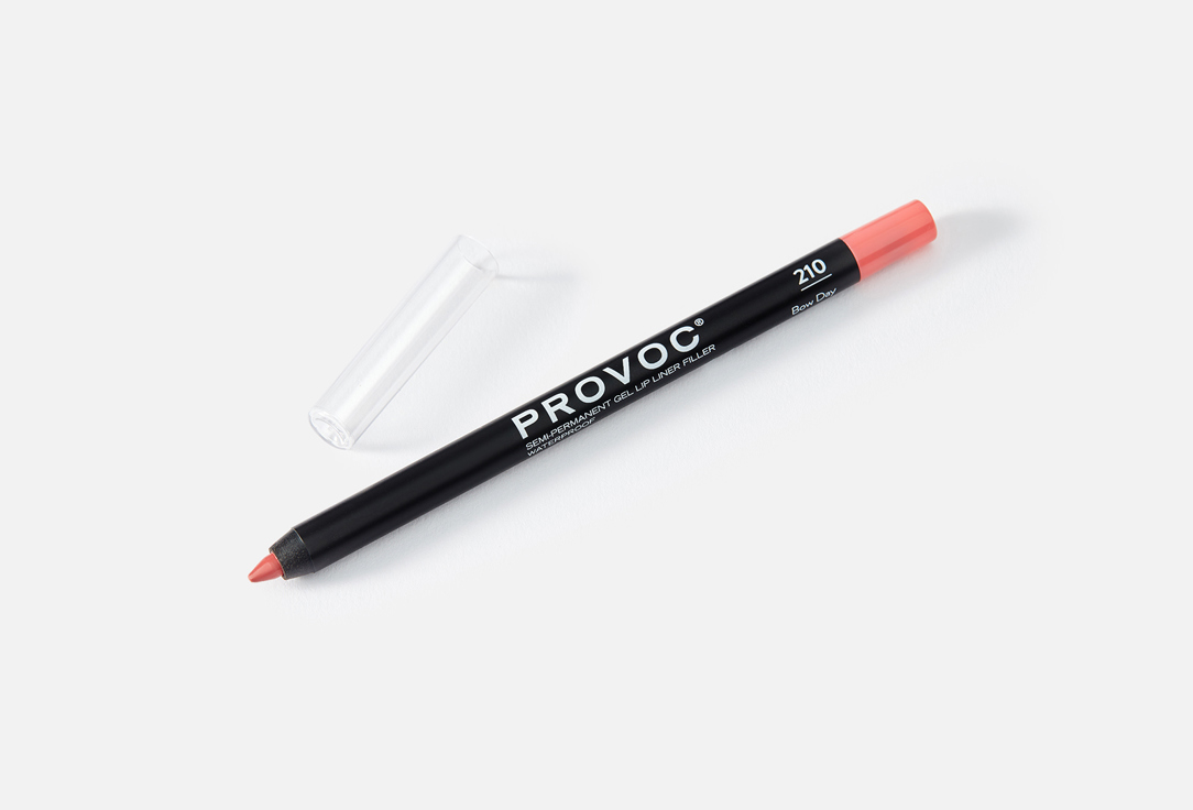 Гелевый водостойкий карандаш для губ  Provoc Semi-Permanent Gel Lip Liner Filler 210