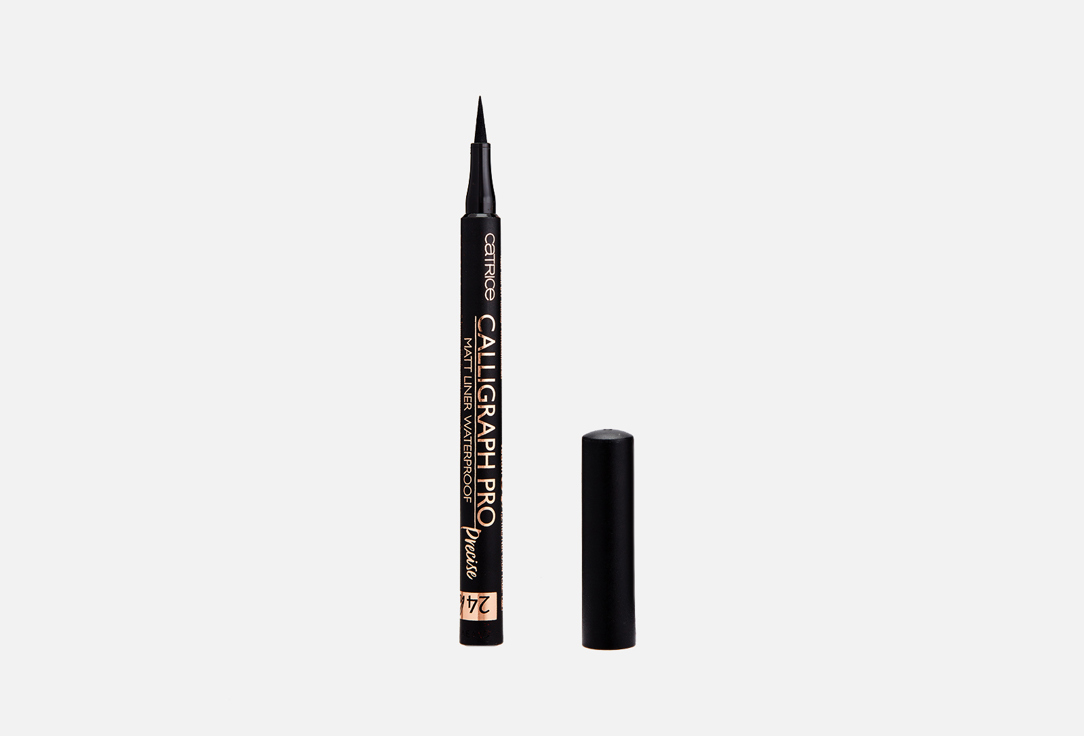 Подводка для глаз Catrice Calligraph Pro Precise 24h Matt Liner Waterproof  010, Черная матовая