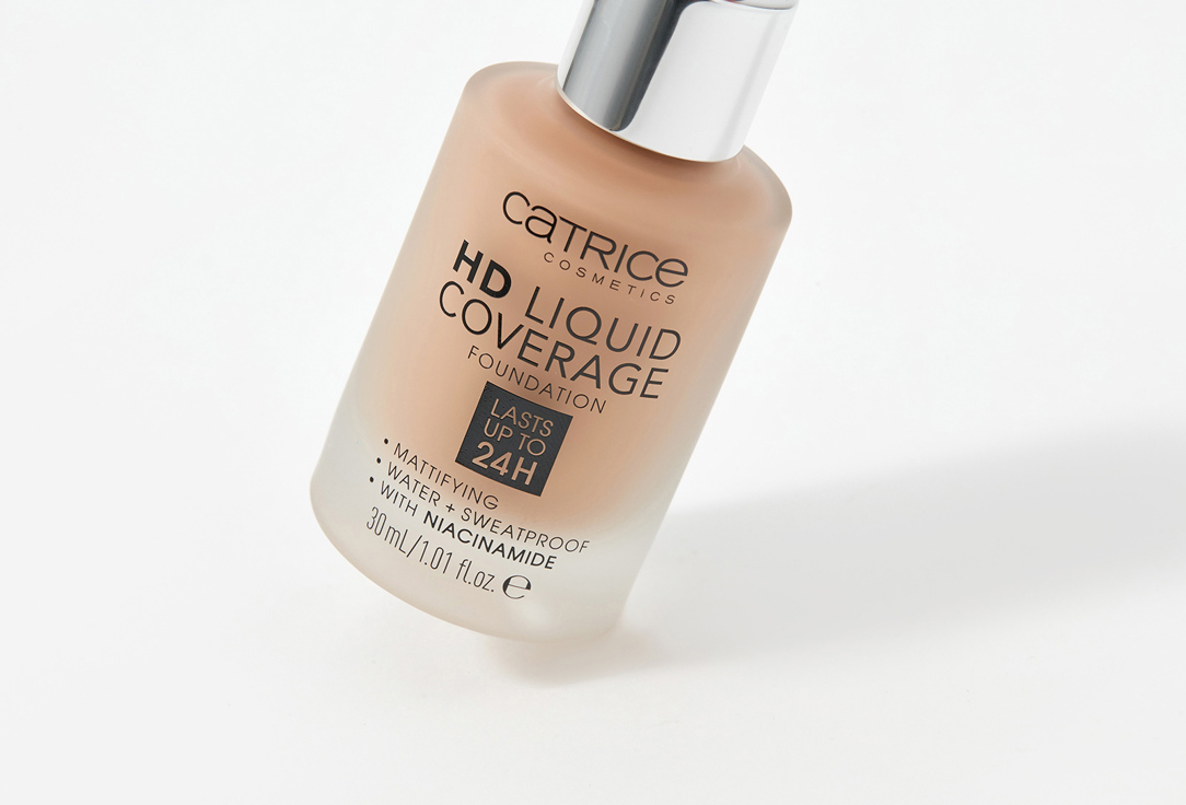 Тональная основа для лица Catrice HD Liquid Coverage 040, Warm Beige