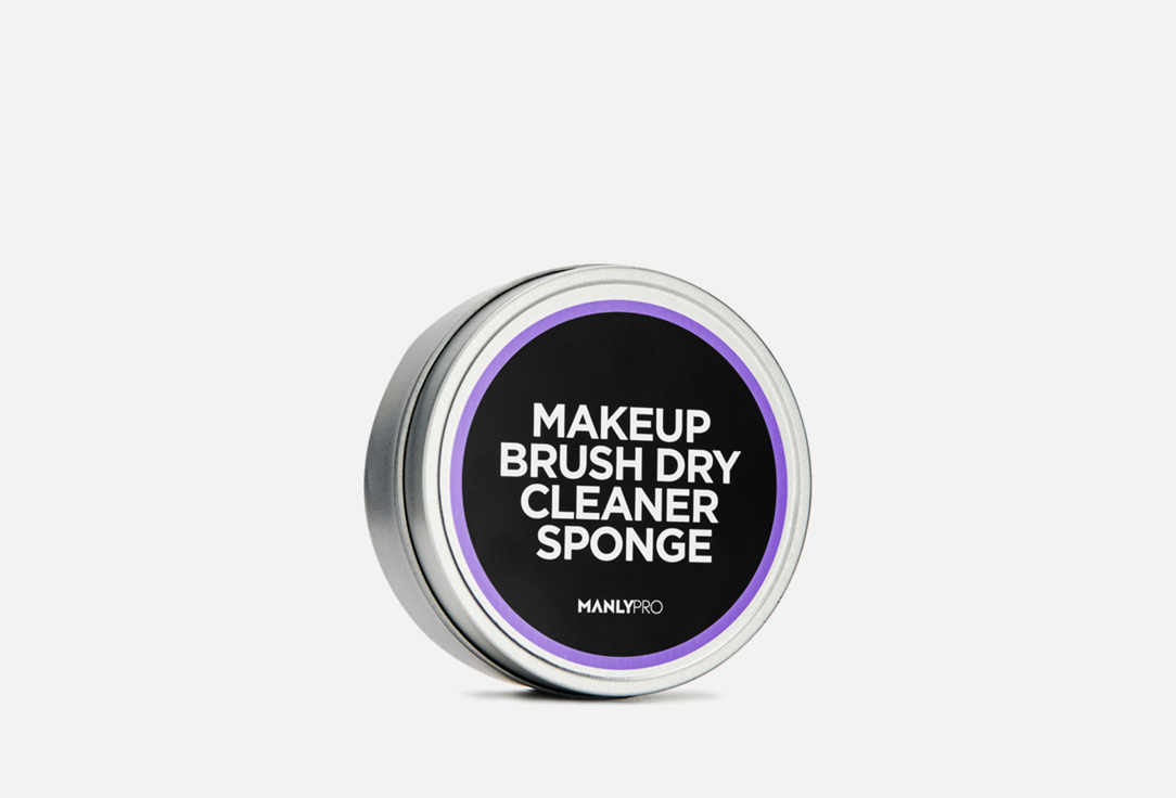 Губка для сухой чистки макияжных кистей  Manly PRO MakeUp Brush Dry Cleaner Sponge Черный