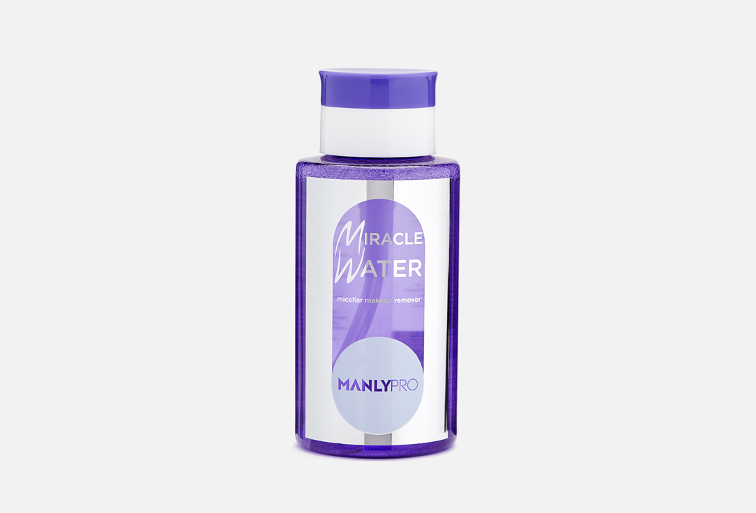 Мицеллярная вода для снятия стойкого макияжа Manly PRO Miracle Water 