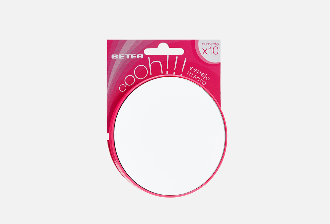 

Зеркало с увеличением (в ассортименте) BETER, Красный, Oooh!!! macro mirror with suction cups 1 шт