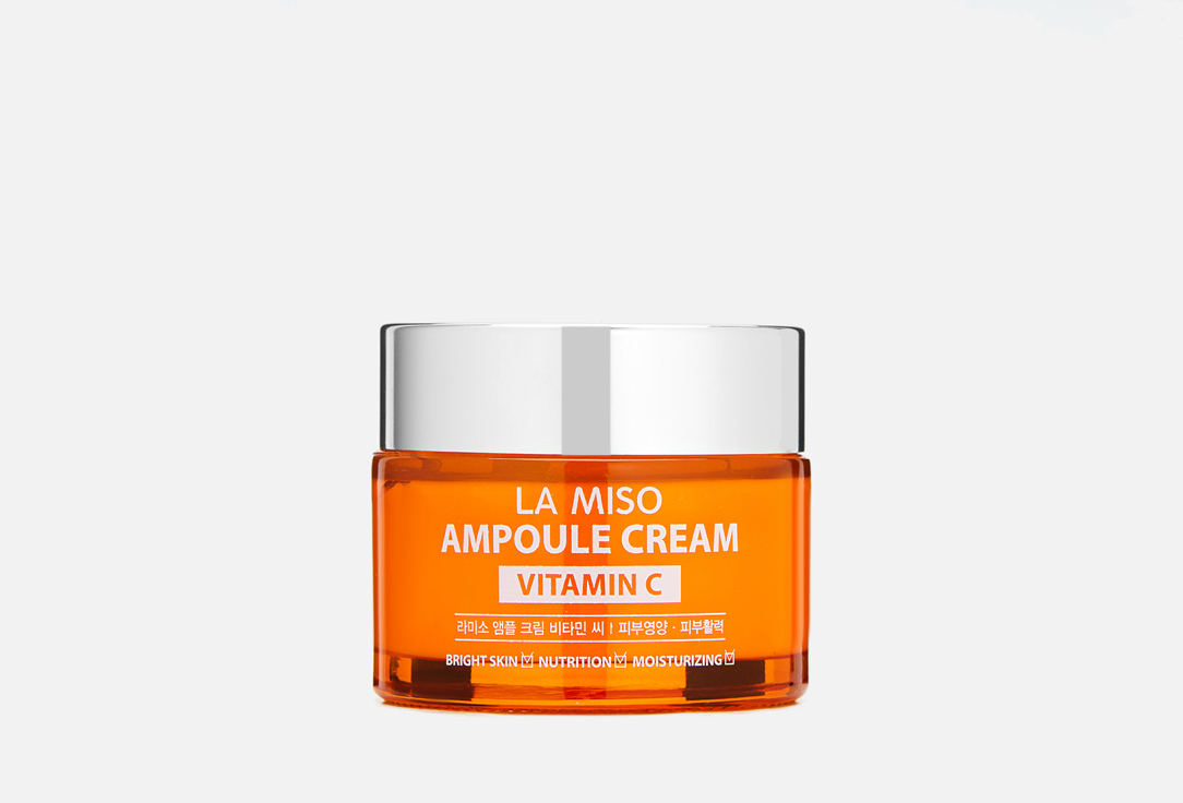 Крем ампульный с витамином C LA MISO Ampoule Cream Vitamin C 50 мл уход за кожей лица la miso ампульный крем с пептидами